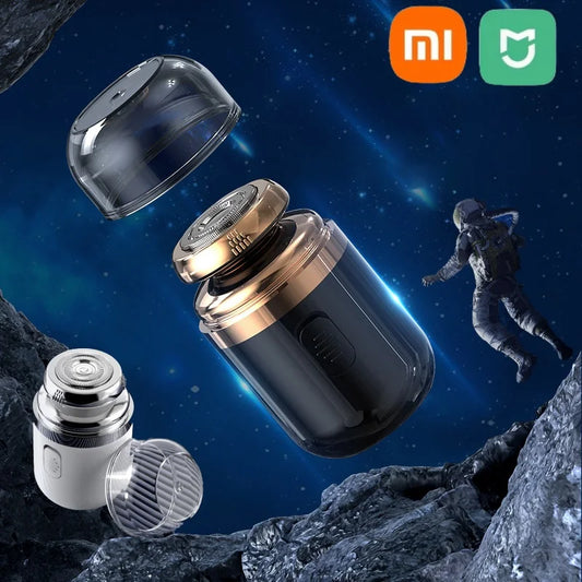 Xiaomi Mini Travel Electric Razor Compact USB Capsule Traveler Ultra Long Life Portable Powerful Power Quick Shave Silent Razor