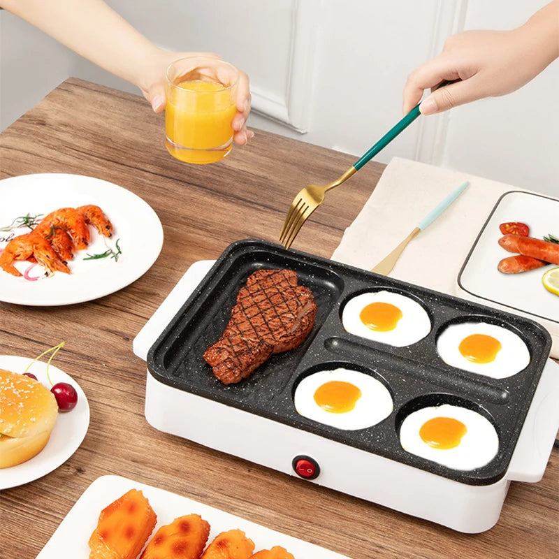 3 in 1 Breakfast Machine Bread Maker Toaster Electric Mini Oven Fried Egg Burger Machine Kitchen Cooking Roti Maker Household