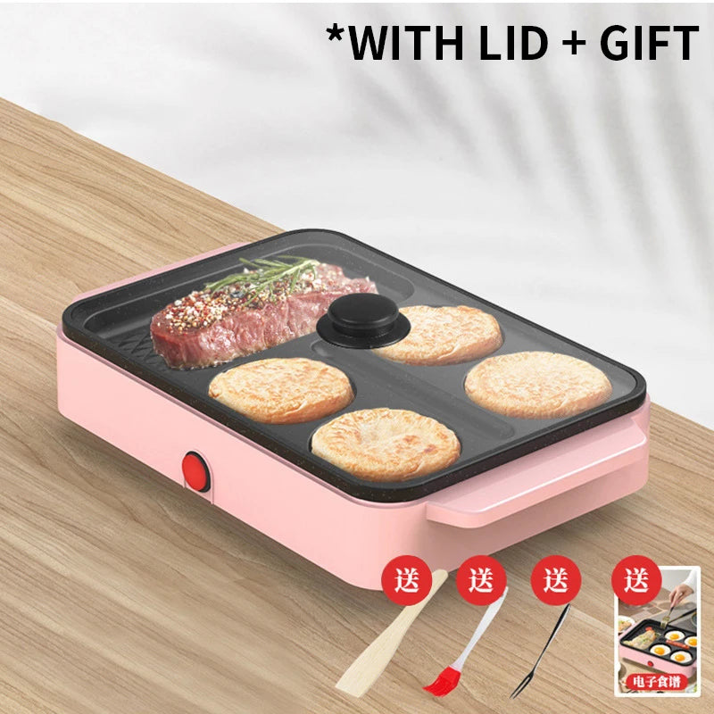 3 in 1 Breakfast Machine Bread Maker Toaster Electric Mini Oven Fried Egg Burger Machine Kitchen Cooking Roti Maker Household