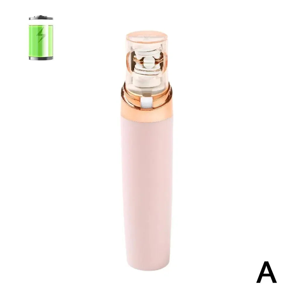 1pc Electric Eyebrow Trimmer Mini Eye Brow Epilator Lipstick Women Portable Shaver Removal Tool Hair Painless Shape C5T2